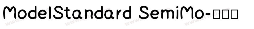 ModelStandard SemiMo字体转换